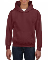 Gildan Gyerek kapucnis pulóver Gildan GIB18500 Heavy Blend Youth Hooded Sweatshirt -L, Maroon