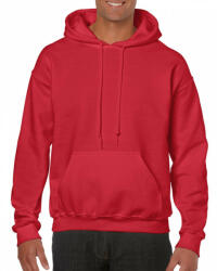 Gildan Uniszex kapucnis pulóver Gildan GI18500 Heavy Blend Adult Hooded Sweatshirt -M, Red