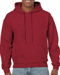 Gildan Uniszex kapucnis pulóver Gildan GI18500 Heavy Blend Adult Hooded Sweatshirt -L, Antique Cherry Red
