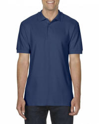 Gildan Férfi galléros póló Gildan GI85800 premium Cotton Adult Double piqué polo -3XL, Navy