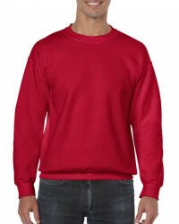 Gildan Uniszex pulóver Gildan GI18000 Heavy Blend Adult Crewneck Sweatshirt -M, Cherry Red