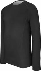 Proact Férfi póló Proact PA005 Adults' Long-Sleeved Base Layer Sports T-Shirt -L, Black