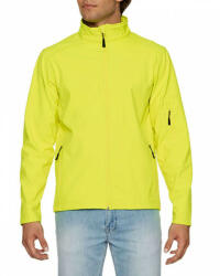 Gildan Uniszex kabát Gildan GISS800 Hammer Softshell Jacket -3XL, Safety Green