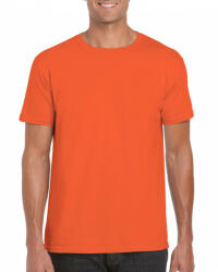 Gildan Uniszex póló Gildan GI64000 Softstyle Felnőtt póló -L, Orange