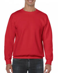 Gildan Uniszex pulóver Gildan GI18000 Heavy Blend Adult Crewneck Sweatshirt -L, Red