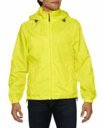 Gildan Uniszex széldzseki Gildan GIWR800 Hammer Windwear Jacket -XL, Safety Green