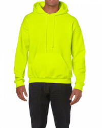 Gildan Uniszex kapucnis pulóver Gildan GI18500 Heavy Blend Adult Hooded Sweatshirt -2XL, Safety Green