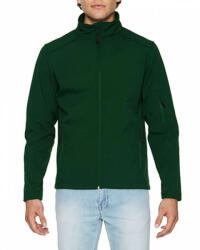 Gildan Uniszex kabát Gildan GISS800 Hammer Softshell Jacket -M, Forest Green