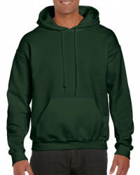 Gildan Uniszex kapucnis pulóver Gildan GI12500 Dryblend Adult Hooded Sweatshirt -S, Forest Green
