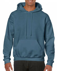 Gildan Uniszex kapucnis pulóver Gildan GI18500 Heavy Blend Adult Hooded Sweatshirt -S, Indigo Blue