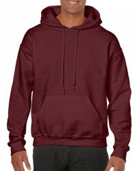 Gildan Uniszex kapucnis pulóver Gildan GI18500 Heavy Blend Adult Hooded Sweatshirt -L, Maroon