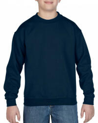 Gildan Gyerek pulóver Gildan GIB18000 Heavy Blend Youth Crewneck Sweatshirt -L, Navy