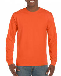 Gildan Uniszex póló Gildan GI2400 Ultra Cotton Felnőtt Hosszú Ujjú póló -3XL, Orange