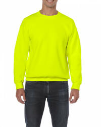 Gildan Uniszex pulóver Gildan GI18000 Heavy Blend Adult Crewneck Sweatshirt -L, Safety Green