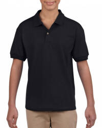 Gildan Gyerek póló Gildan GIB8800 Dryblend Youth Jersey polo Shirt -S, Black