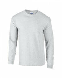 Gildan Uniszex póló Gildan GI2400 Ultra Cotton Felnőtt Hosszú Ujjú póló -4XL, Ash Grey