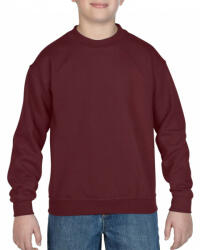 Gildan Gyerek pulóver Gildan GIB18000 Heavy Blend Youth Crewneck Sweatshirt -XL, Maroon