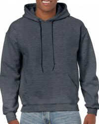 Gildan Uniszex kapucnis pulóver Gildan GI18500 Heavy Blend Adult Hooded Sweatshirt -L, Dark Heather