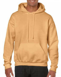 Gildan Uniszex kapucnis pulóver Gildan GI18500 Heavy Blend Adult Hooded Sweatshirt -L, Old Gold
