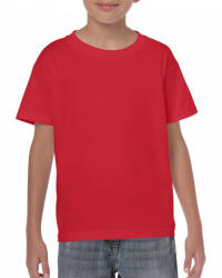 Gildan Gyerek póló Gildan GIB5000 Heavy Cotton Youth T-Shirt -L, Red