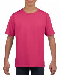 Gildan Gyerek póló Gildan GIB64000 Softstyle Youth T-Shirt -S, Heliconia