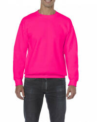 Gildan Uniszex pulóver Gildan GI18000 Heavy Blend Adult Crewneck Sweatshirt -L, Safety Pink