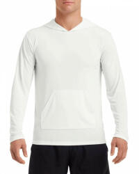 Gildan Uniszex póló Gildan GI46500 performance Adult Hooded T-Shirt -2XL, White