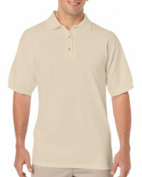 Gildan Uniszex galléros póló Gildan GI8800 Dryblend Adult Jersey polo -S, Sand