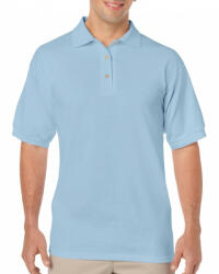 Gildan Uniszex galléros póló Gildan GI8800 Dryblend Adult Jersey polo -3XL, Light Blue