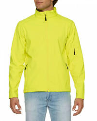 Gildan Uniszex kabát Gildan GISS800 Hammer Softshell Jacket -2XL, Safety Green