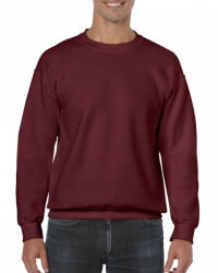 Gildan Uniszex pulóver Gildan GI18000 Heavy Blend Adult Crewneck Sweatshirt -L, Maroon