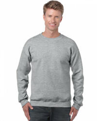 Gildan Uniszex pulóver Gildan GI18000 Heavy Blend Adult Crewneck Sweatshirt -S, Sport Grey