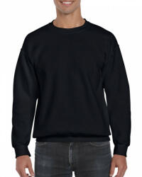 Gildan Uniszex pulóver Gildan GI12000 Dryblend Adult Crewneck Sweatshirt -L, Black
