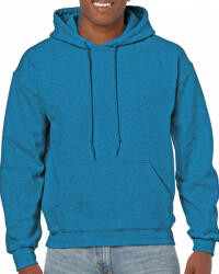 Gildan Uniszex kapucnis pulóver Gildan GI18500 Heavy Blend Adult Hooded Sweatshirt -2XL, Antique Sapphire