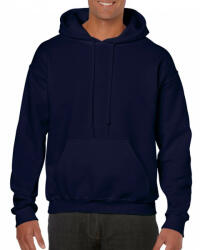 Gildan Uniszex kapucnis pulóver Gildan GI18500 Heavy Blend Adult Hooded Sweatshirt -5XL, Navy