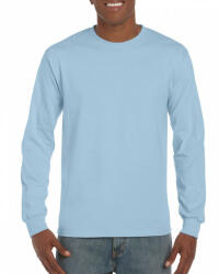 Gildan Uniszex póló Gildan GI2400 Ultra Cotton Felnőtt Hosszú Ujjú póló -4XL, Light Blue