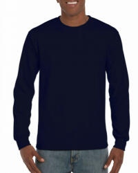 Gildan Uniszex póló Gildan GI2400 Ultra Cotton Felnőtt Hosszú Ujjú póló -4XL, Navy