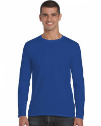 Gildan Uniszex póló Gildan GI64400 Softstyle Felnőtt Hosszú Ujjú póló -2XL, Royal
