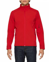 Gildan Uniszex kabát Gildan GISS800 Hammer Softshell Jacket -S, Red