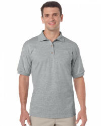 Gildan Uniszex galléros póló Gildan GI8800 Dryblend Adult Jersey polo -3XL, Sport Grey