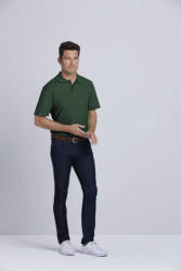 Gildan Férfi galléros póló Gildan GI64800 Softstyle Adult Double piqué polo -L, Bright Salmon