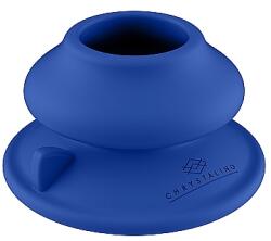 Chrystalino Ventuza Silicon Medical Albastru, Compatibila Jucarii Chrystalino Vibrator