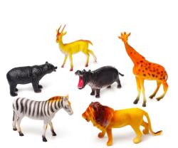  Set 6 figurine pentru copii, animale salbatice, 12-14 cm (NBNGJ284) Figurina
