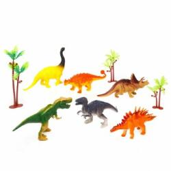 Set 6 figurine pentru copii, dinozauri preistorici, Multicolor, 15-19 cm (NBNGJ283)