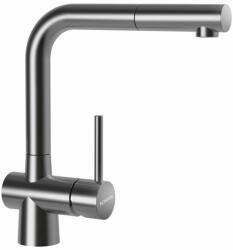 SCHOCK Laios Ext konyhai csaptelep Inox, kihúzható fejjel, beépíthető (6426495452638)