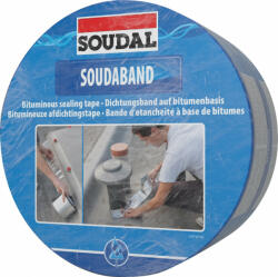 Soudal Soudaband Bitumen graphit tetőszigetelő 7, 5cm x 10m (101613)