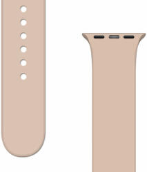 Hurtel APS szilikon csereszíj Apple Watch Ultra / 9 / 8 / 7 / 6 / 5 / 4 / 3 / 2 / SE (49 / 45 / 44 / 42mm) homokoszín