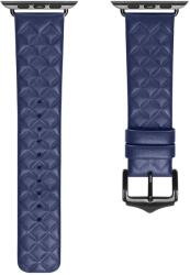 DUX DUCIS Strap Leather Watch 7 szíj 7/6/5/4/3/2 / SE (41/40 / 38mm) csuklópánt karkötő valódi bőr karkötő kék (Enland verzió)