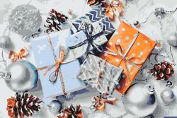  Festés számok szerint - Karácsonyi ajándékok Méret: 40x60cm, Keretezés: Keret nélkül (csak a vászon) - tefestetted - 6 400 Ft