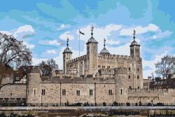  Festés számok szerint - Tower of London - Királyi Palota, Anglia Méret: 40x60cm, Keretezés: Keret nélkül (csak a vászon)